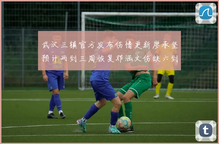 武汉三镇官方发布伤情更新廖承坚预计两到三周恢复邓涵文伤缺六到八周